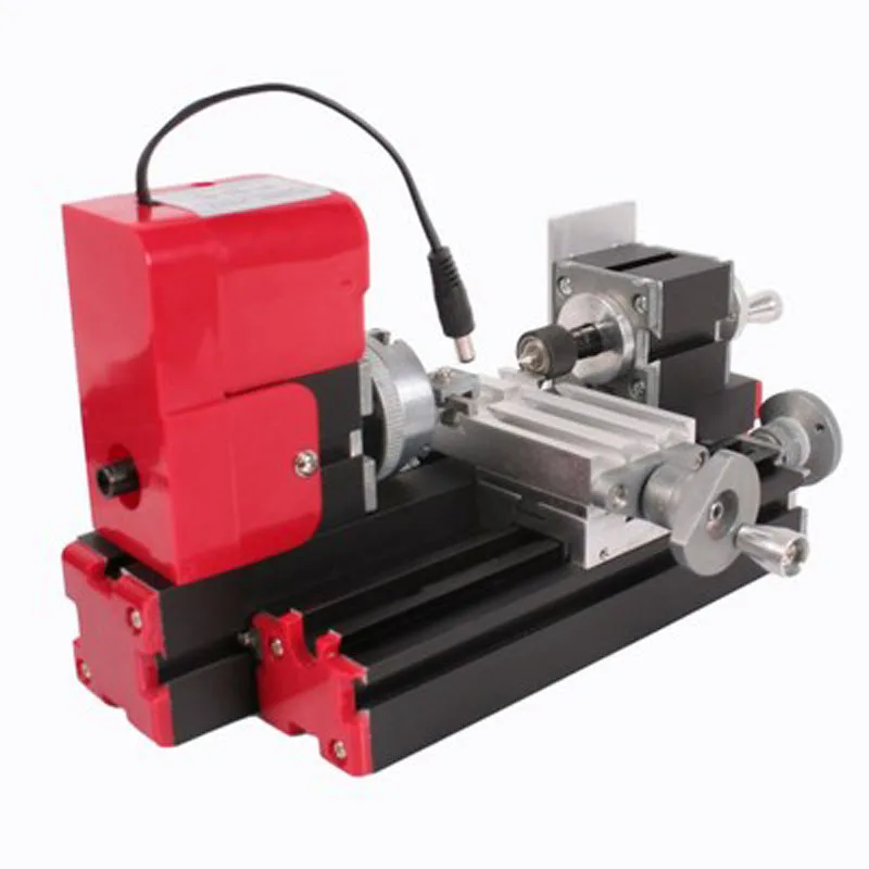 2026 Six-in-one multifunctional woodworking machine tool microcomputer lathe, metal teaching processing machine too
