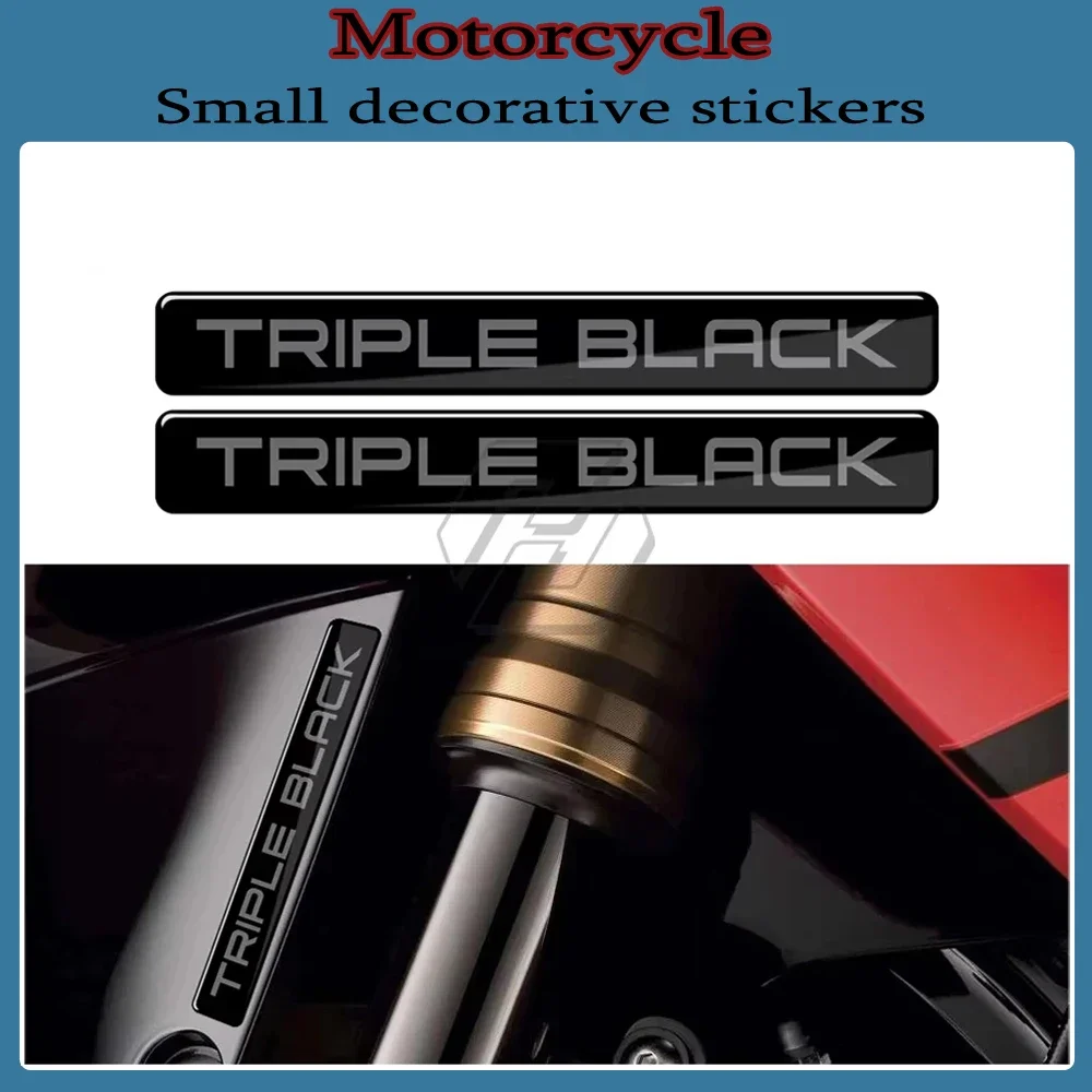 For BMW Motorrad F700GS F800GS F750GS F850GS R1200GS R1250GS Decals 3D Resin Triple Black Sticker