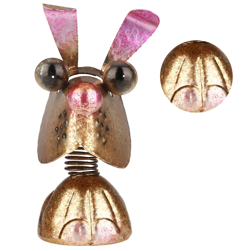 

1pc Iron Rabbit Ornament Glasses Holder Desktop Decor Sturdy Durable Eyeglasses Stand Cartoon Animal Decoration Iron Desktop