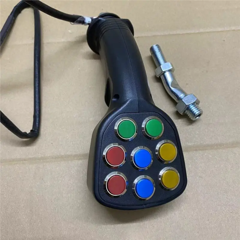 Electric Control 9 Button Joystick Handle Glue Gear For Excavator Parts Logging Iron Stone Tools Agricultural Harvester