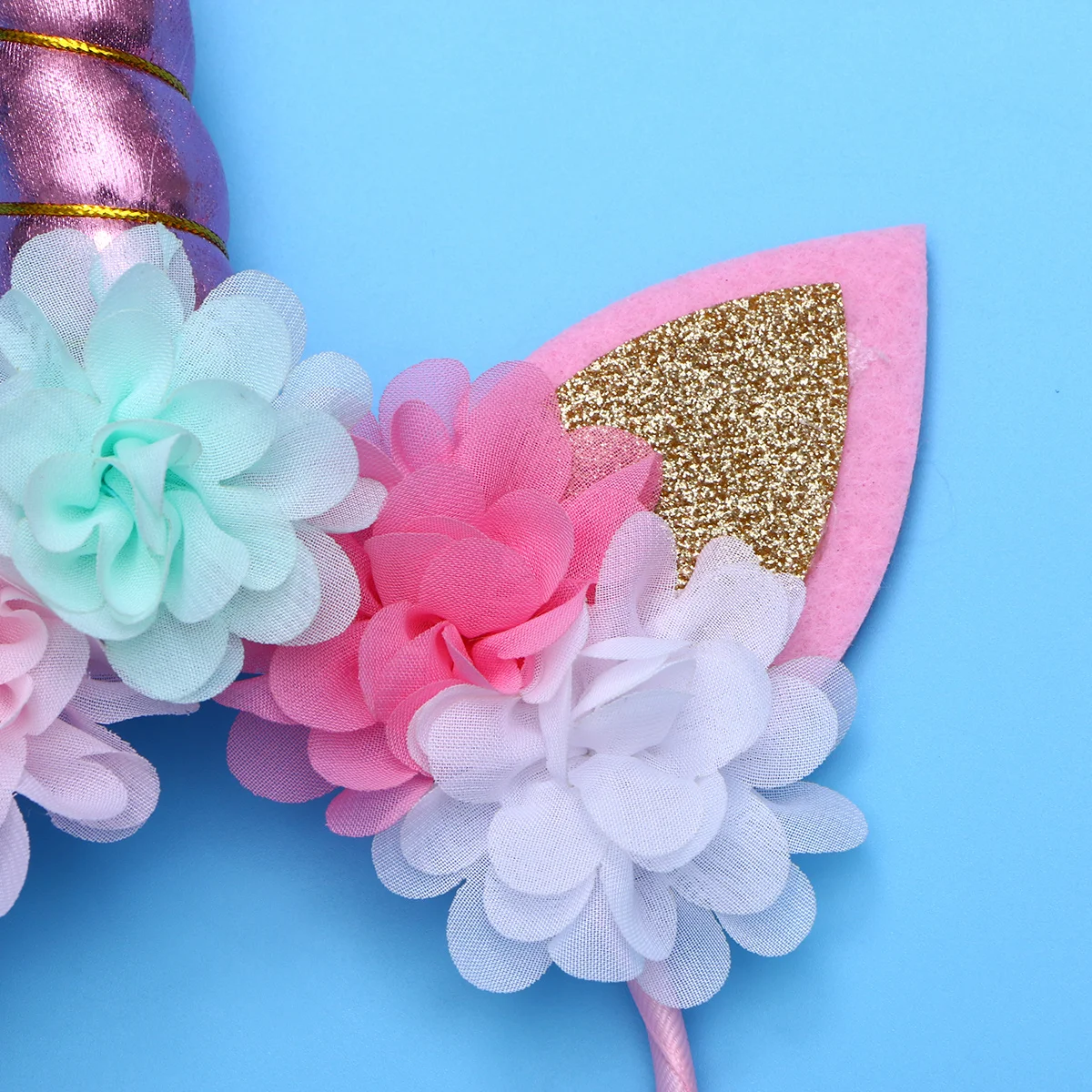 Fairy Costume Set Unicorn Design Pink Tutu Skirt Headband Girls Kids Party Outfit Exquisite Chic Perfect for Cosplay