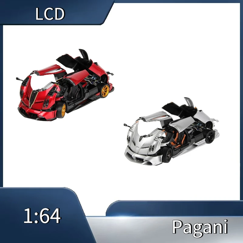 LCD 1:18 Pagani Imola Cast Iron Full-Open Car Model, Boys' Toy, Adult Collection Decoration Item, Holiday Gift.