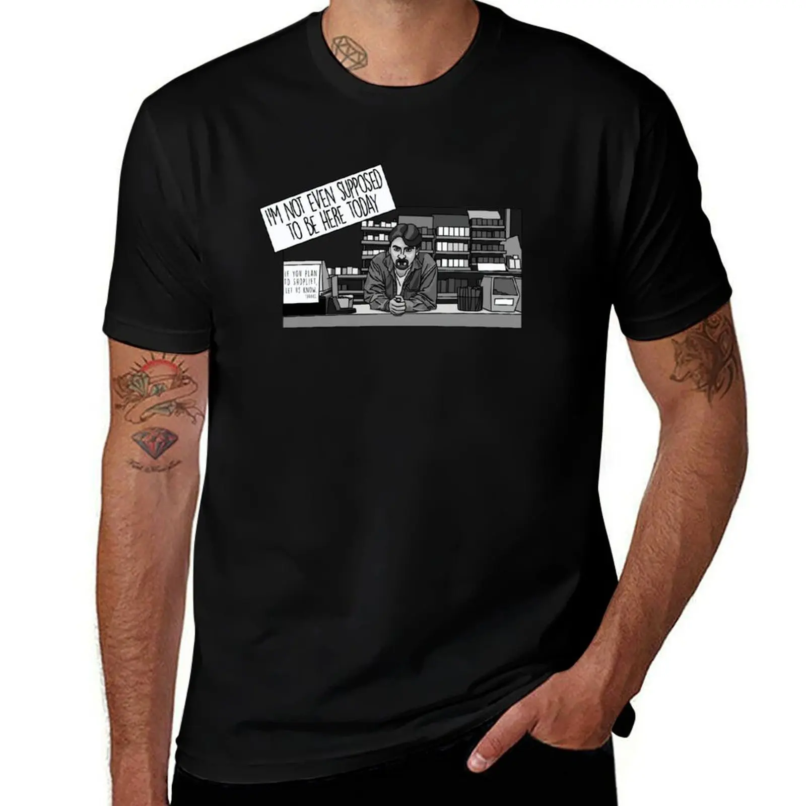 I'm Not Even Supposed To Be Here Today T-Shirt Outdoor Activity Sports T-Shirt