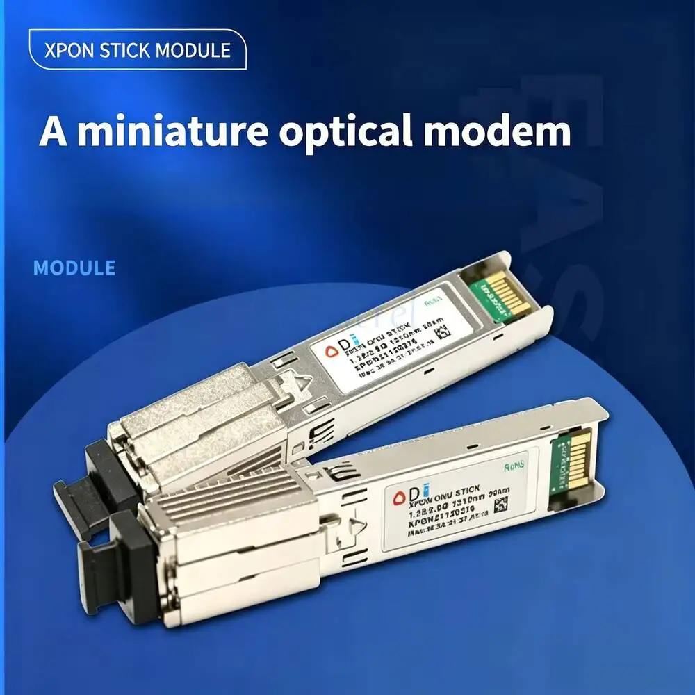 ODI XPON SFP ONU Stick, GPON/EPON Dual Modem, Replace ONT, Multicast Pass, Web UI, Edit ID/MAC/SN, Great PON Compatibility