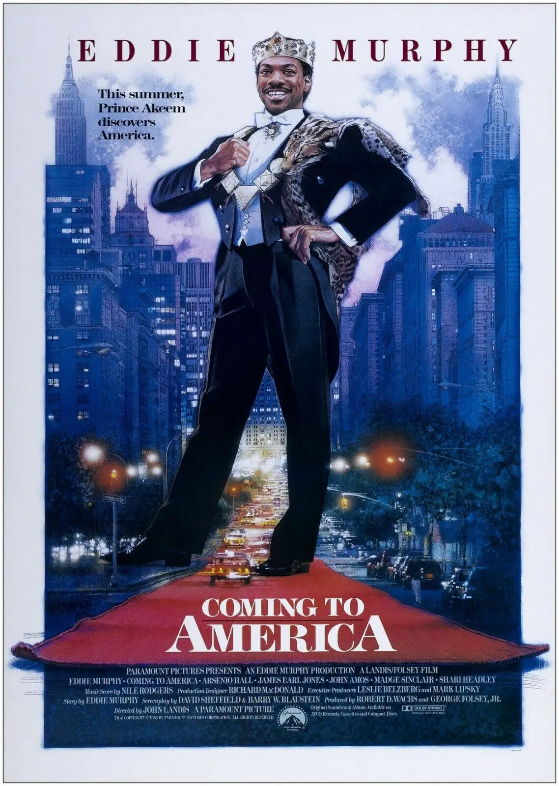 

Coming to America Classic Movie Art Picture Print Silk Poster Living Room Decor Home Wall