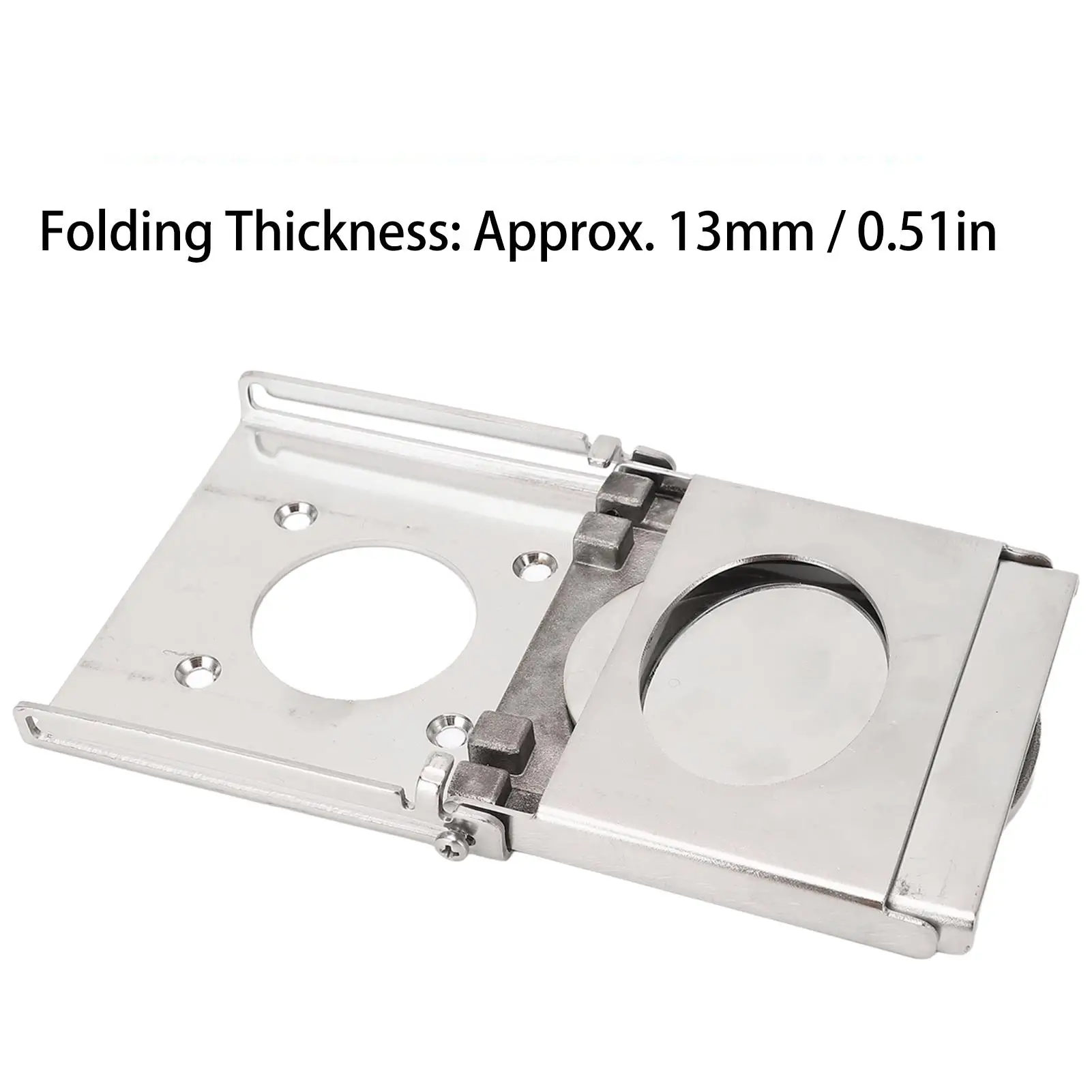 حامل أكواب المشروبات RV متعدد الوظائف لتوفير المساحة RV حامل مشروبات قابل للتعديل قابل للطي مقاوم للماء مع 4 مسامير للتخييم #2