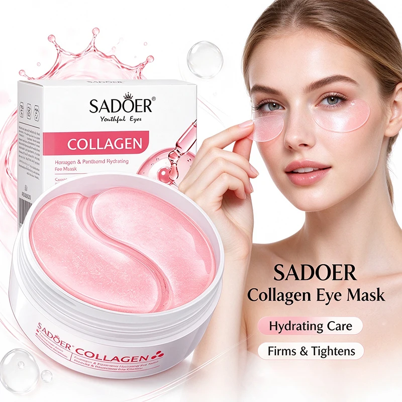 Collagen Under Eye Patches - SADOER Collagen Hydrating Eye Mask Moisturize