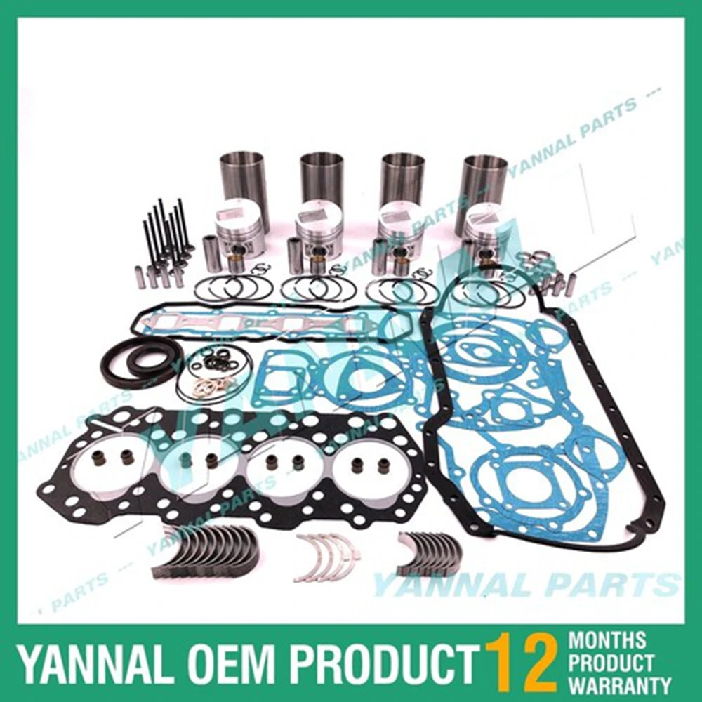 

Комплект для капитального ремонта двигателя S4Q2 с прокладками, подшипниками и клапанами для двигателя Mitsubishi
