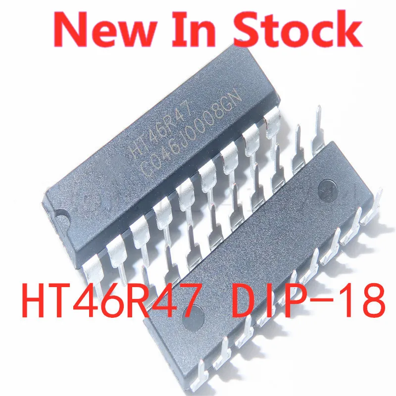 5PCS/LOT 100% Quality  HT46R47 DIP-18 Induction Cooker Chip Microcontroller In Stock New Original