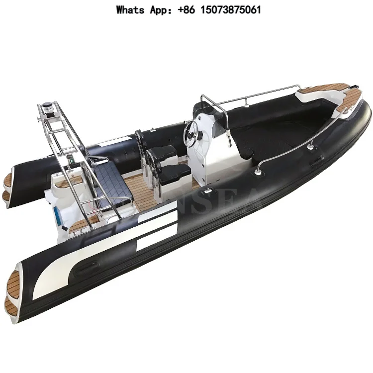 2022 Top Fashion Cheap Price 17 ft 5.2m Fishing Inflatable Yacht Luxury Boat Yacht on Sale