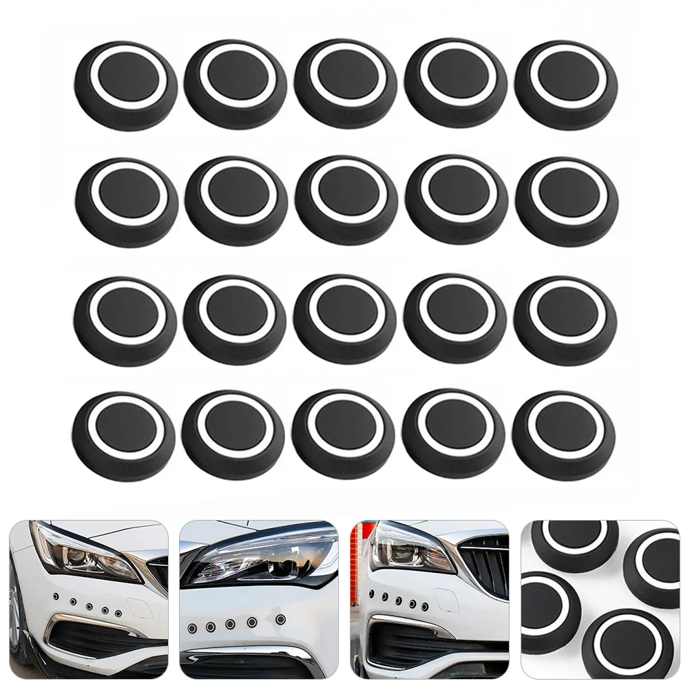 

20 pcs Bumper Anti Collision Device Silicone Car Protective Pad Scratch Resistant Auto Door Protector Adhesive Free Easy Install