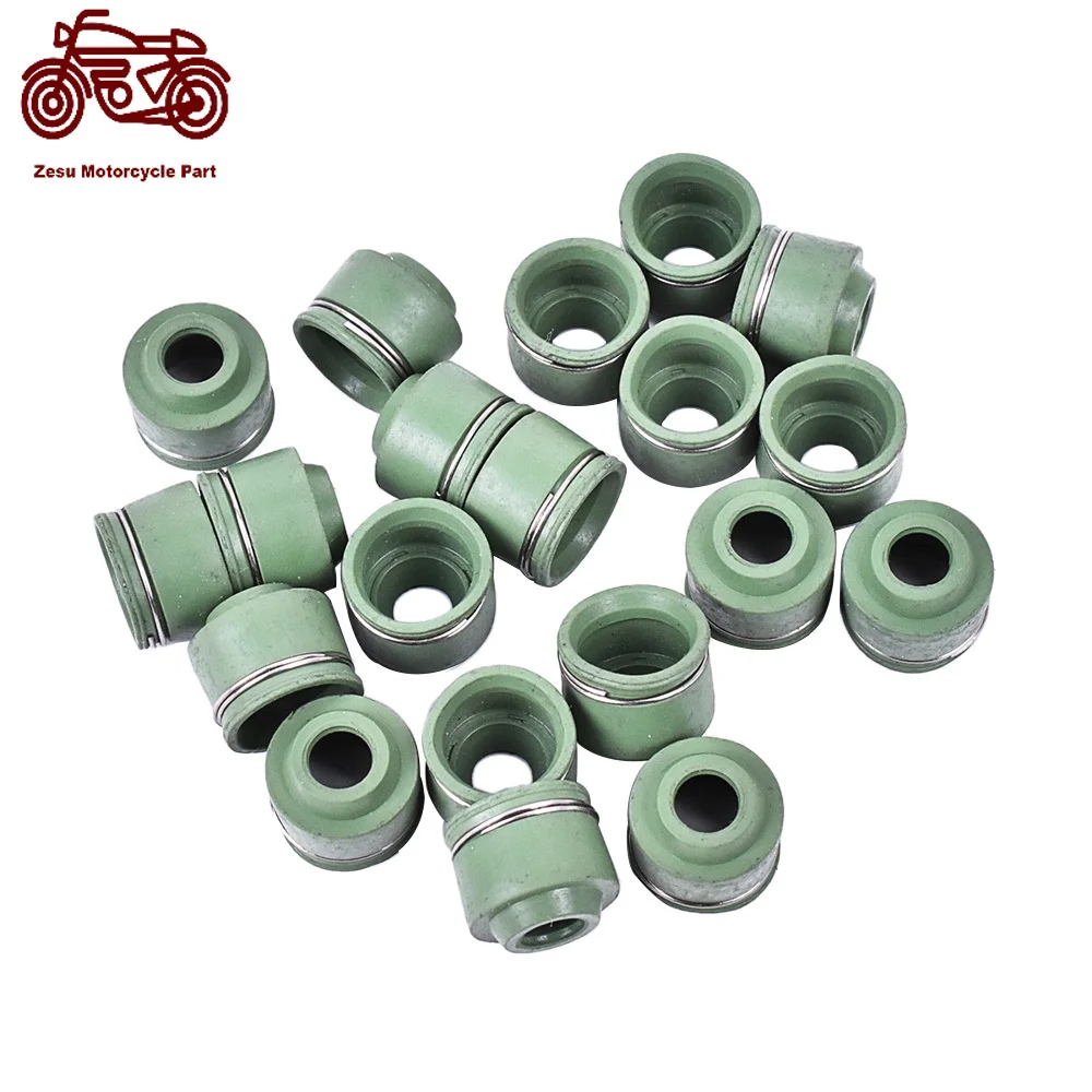 5pc 4.0mm Motor Bike Engine Valve Stem Oil Seal For Kawasaki ZXR250 ZXR 250 1989-1998 ZR250 Ba:ius ZR 250 2000 ZXR400 ZXR 400