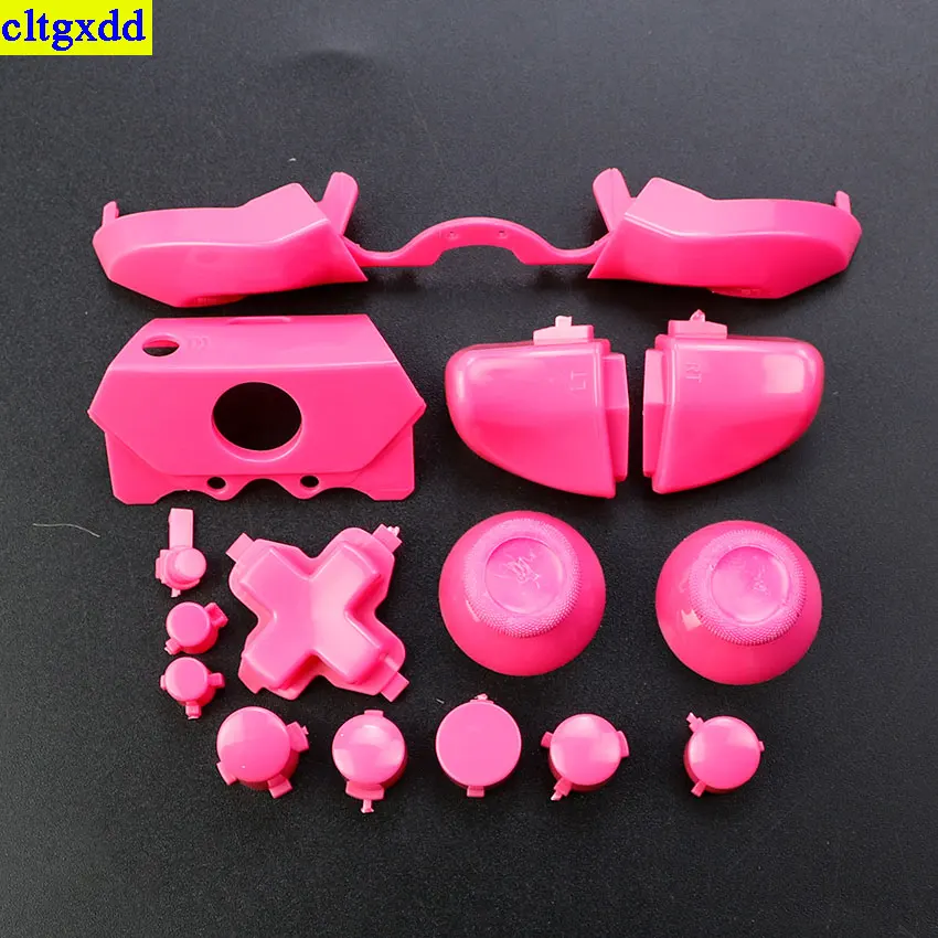 Cltgxdd Xbox One 엘리트 컨트롤러 범퍼 트리거 단추, 교체 D-패드 LB RB LT RT 단추 키트, 1 세트