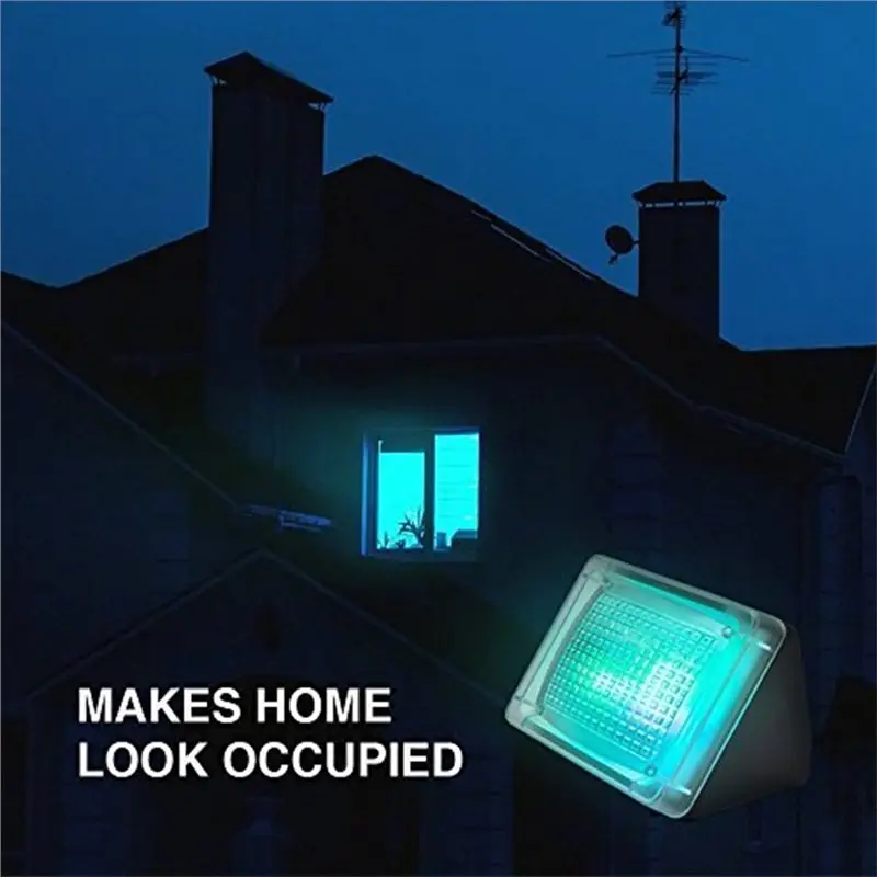 Promotion LED Flashing Timer& Dusk Sensor TV Simulator Home Security Light Deter Intruders For Anti-Theft Protection EU Plug