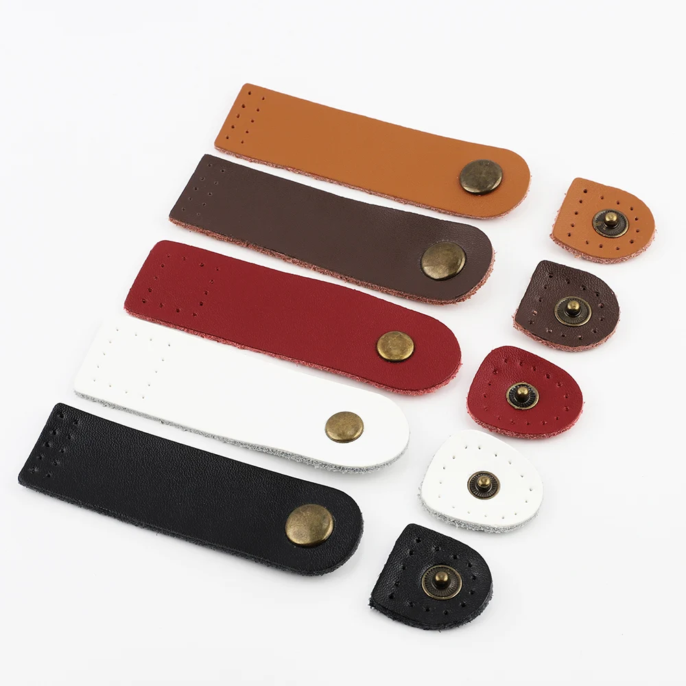 

10 Sets Genuine Leather Bag Hasp Buckle Handmade Wallet Buckle Card Pack Hasp Clasp Buckle for DIY Handbag Accessories