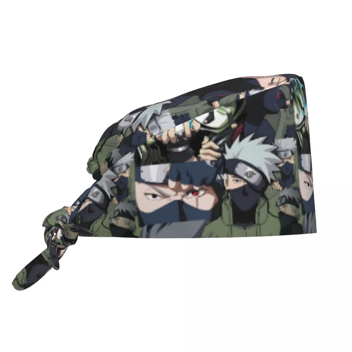 

Custom K-Kakashies H-Hatakes Japan Comic Working Hat Men Women Respected Scrub Caps Scrub Nursing Doctor Surgeon Cap for Nurse
