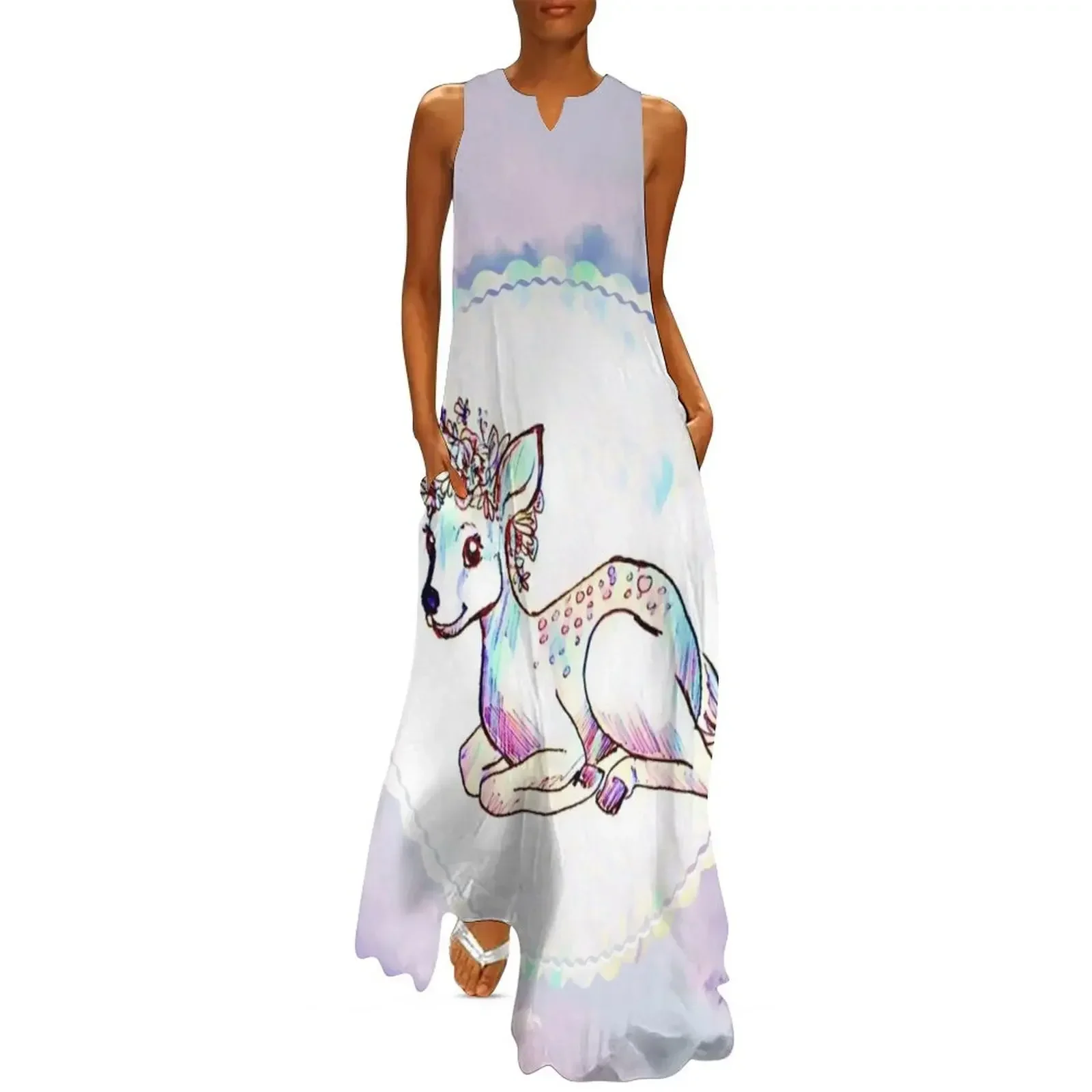 

Crown in the Clouds Long Dress summer dress womens 2025 women's clothing trend 2025 women party dresses Dresses gala Dress