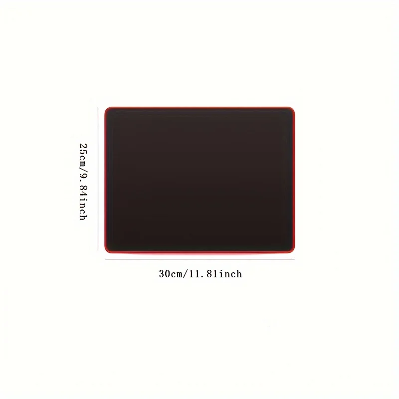 1PCS office electronic sports game mouse pad large size thick simple black desk mat precision lock edge