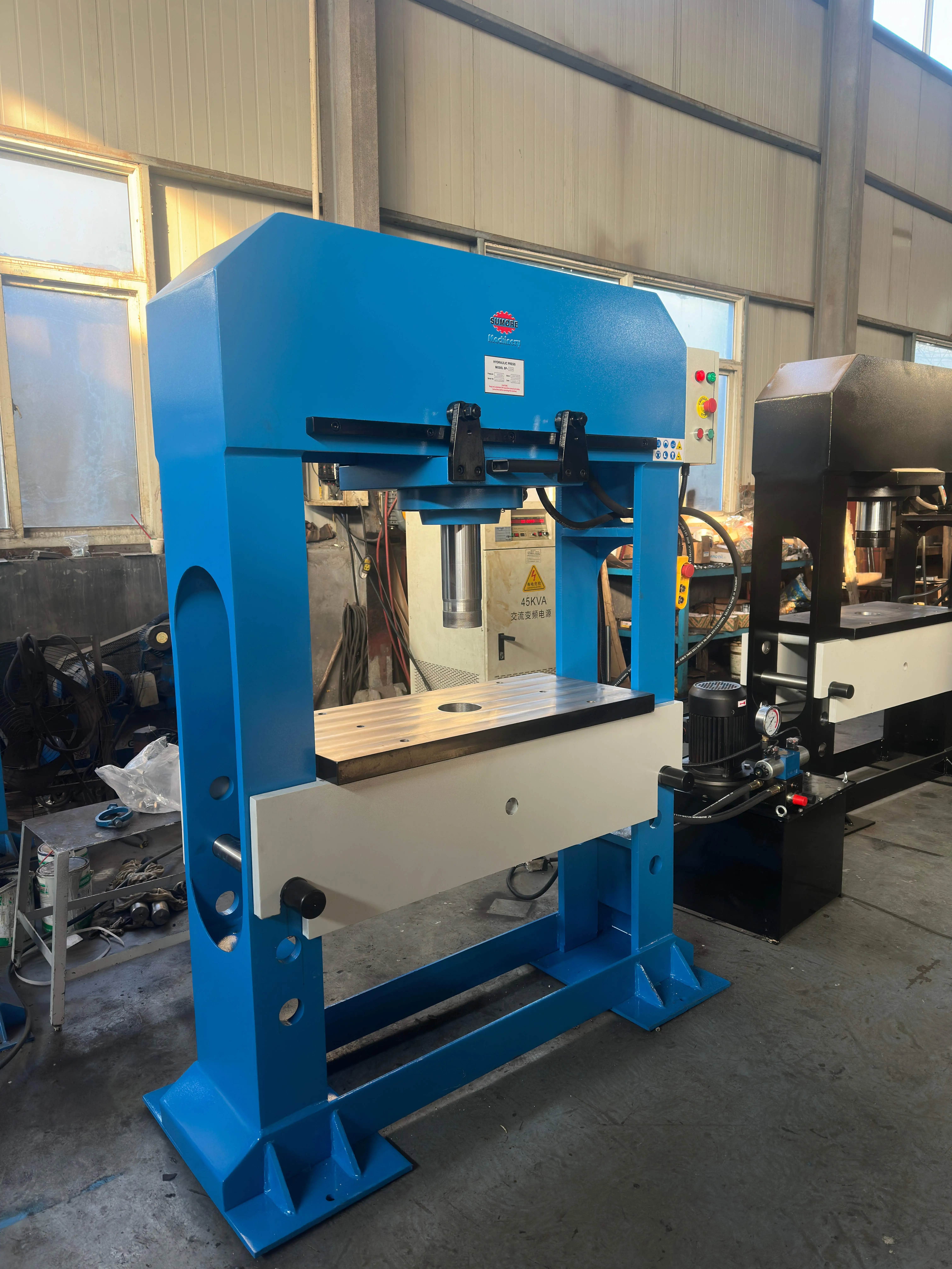 SP-100 High Precision H-frame Manual Powerful Hydraulic Press 100 Ton Press with CE Certification