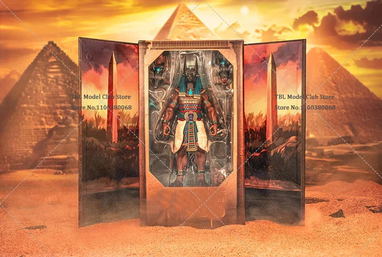 1/12 Schaal Vrouwelijke Soldaat Egyptische Kat God Guardian Knight Anubis Volledige Set 7 inch Action Figure Pop