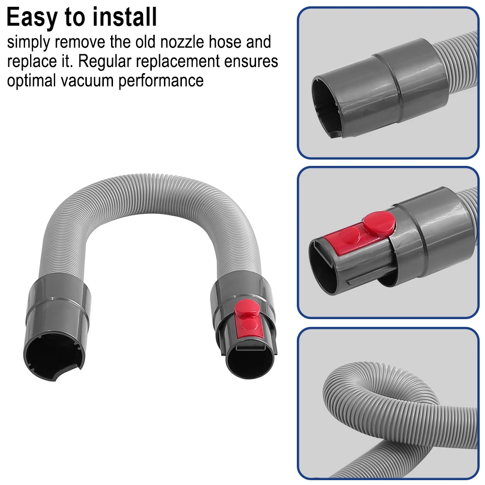 For Dyson Cordless Vacuum V7 V8 V10 V11 V12 V15 Extension Hose Part Flexible Crevice Tool Flat Suction Nozzle Head Accessories image 3