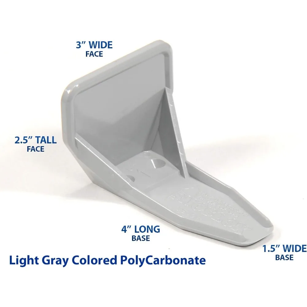 واقيات ثلج للسقف المموج من الفولاذ المعدني، طقم مكون من 25 قطعة مع لاصق، رمادي فاتح، حماية من الجليد للأسطح