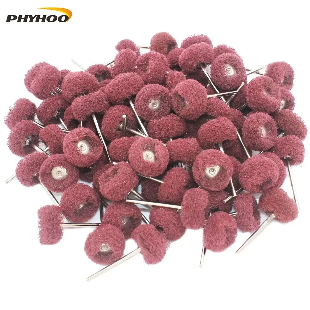 PHYHOO Mandrel Fine Abrasive Wheel Kit For Rotary Polishing Tool Grinding Buffing Polishing Wheel  2.35mm/3.0mm