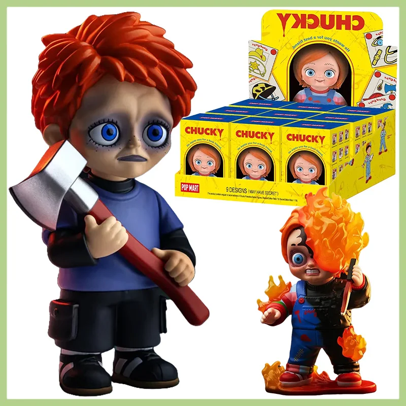 

POP MART Original Chucky Blind Box Figure Tv Series Chucky Surprise Mystery Boxes Model Toy Collectibles Decoration Dolls Gifts