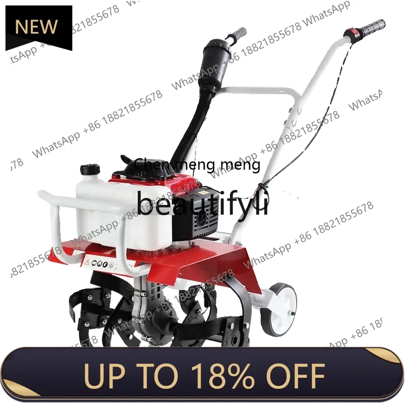 

Z189 Micro tiller Small agricultural rotary tiller Weeding ditch plowing soil loosening