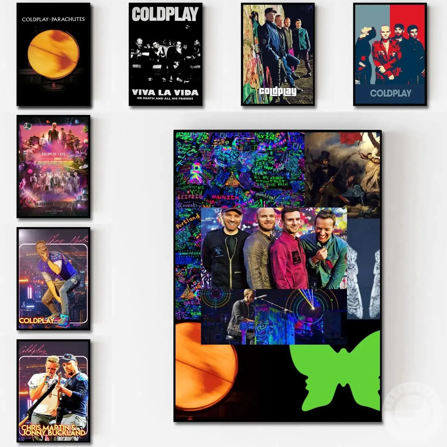 Coldplay British Rock Band Guy Berryman Wall Art Canvas Posters and Prints for Living Room Home Decoration Office Room Decor