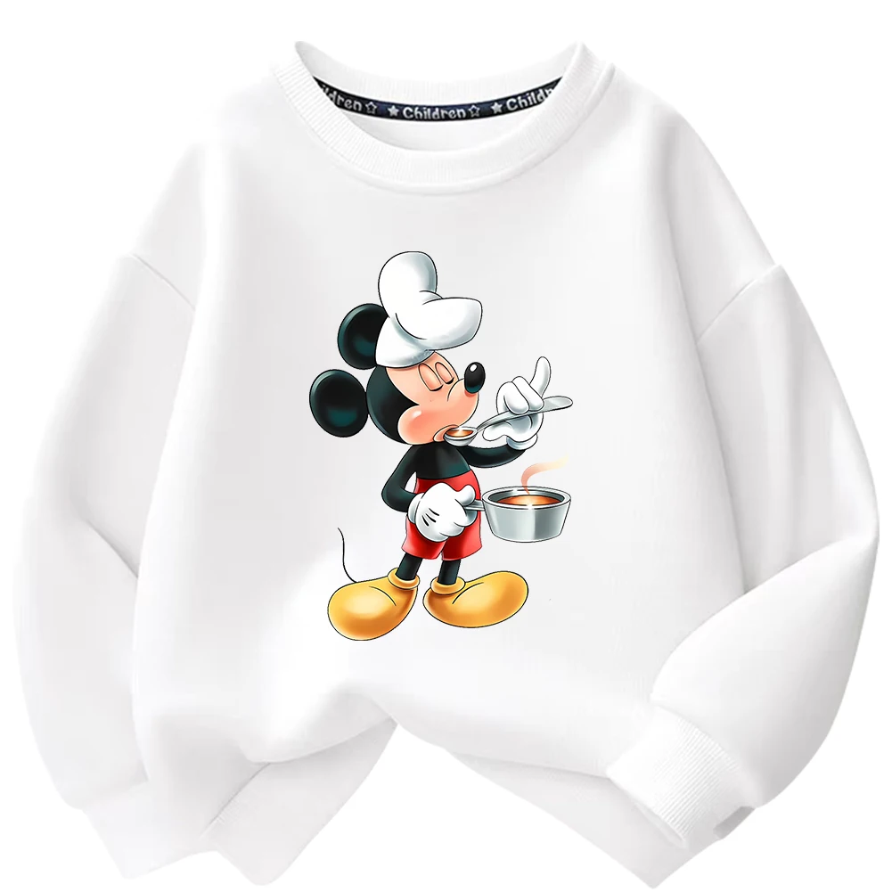 ใหม่ Disney Mickey Chef เหล็กบนสติกเกอร์การถ่ายเทความร้อนสําหรับเสื้อผ้า DTF พิมพ์ไวนิลความร้อน Appliques ล้างทําความสะอาดได้เสื้อยืด Decal