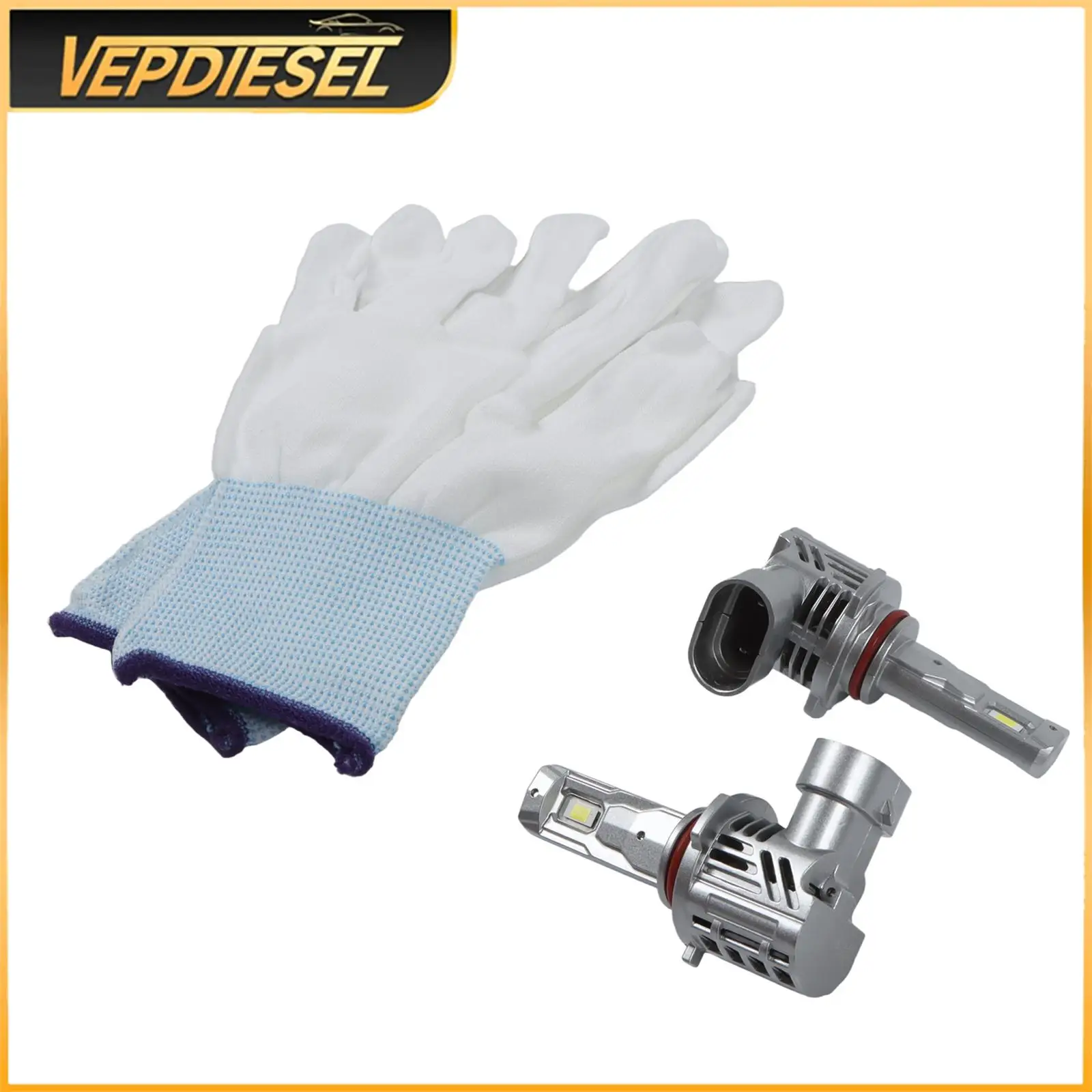 

2pcs LOUVEROLA LED Headlight 9005 7035 Grey LED Headlight Bulbs Car Lights Auto HeadLamps‌ Automobile Professional Accessories ﻿