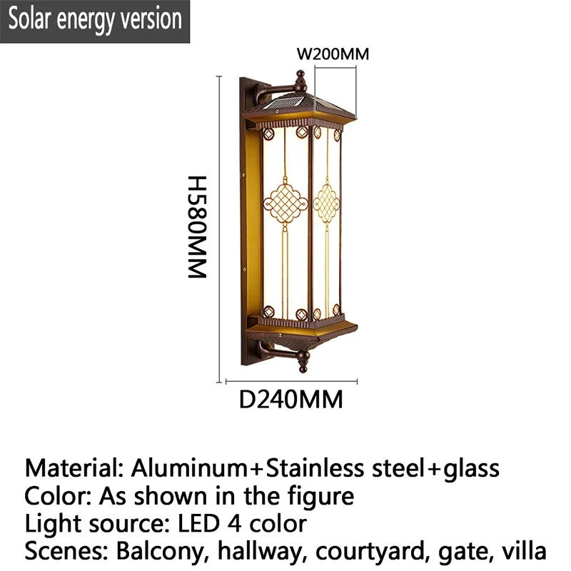 ABEL-Lámparas solares contemporáneas de pared para exteriores, simplicidad, impermeables, creativas, para balcón, pasillo, patio, Villa, puerta, Hotel