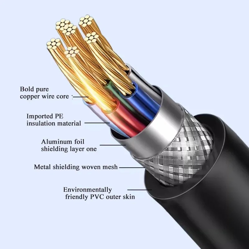 DB15 DB9 Connector Cable with Terminal Number Tube Industrial Grade 9 15 Pin Male Female Single Head Serial Port Connection Line