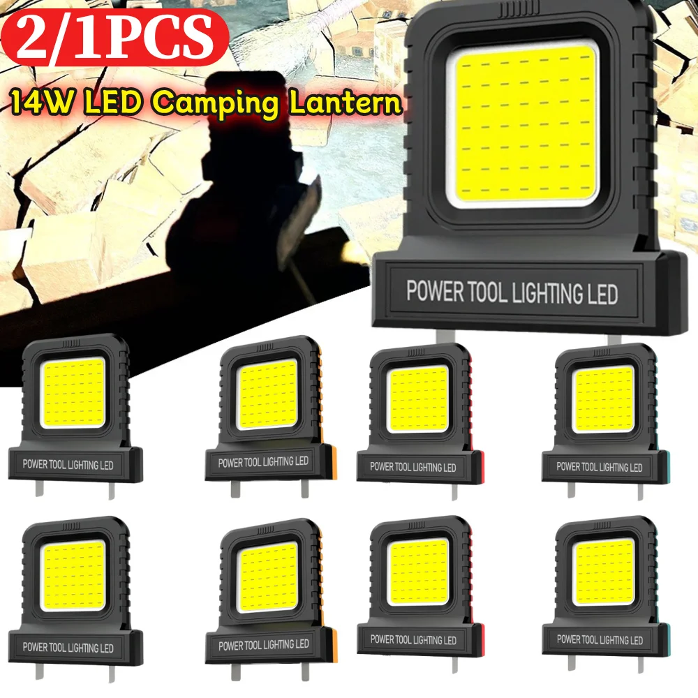 

Мини-карманный рабочий фонарь с 2 режимами освещения 14 Вт, долговечный сильный свет, супер яркий прожектор для гаража, ремонта автомобиля, кемпинга