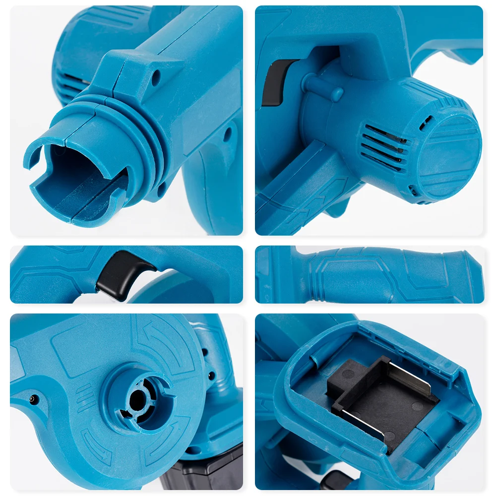 Hormy Cordless Electric Blower Multifunctional Garden Electric Leaf Blower Home DIY Vacuum Cleaner For Makita18V Lithium Battery