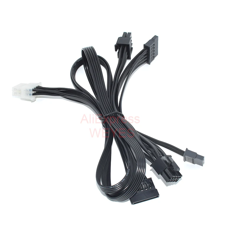 10Pin to PCI-E 8Pin ( 6+2 Pin ) & SATA & 4Pin IDE Molex Adapter Power Cable For HP DL380G6 G7 Server Power Cable Cord