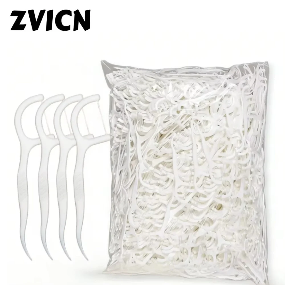 High Tensile Strength Dental Floss Pick Bow Shaped Super Thin Dental Floss Clean Between Teeth Interdental Oral Hygiene Care