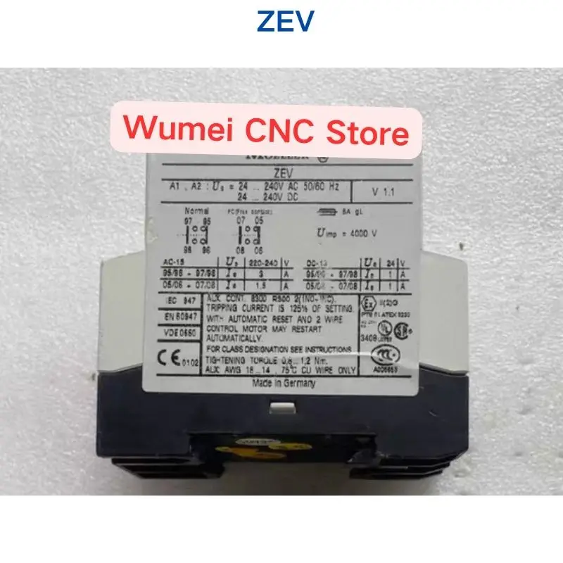 Second-hand test OK ZEV electronic overload relay 1 piece If you need other specifications, please consult