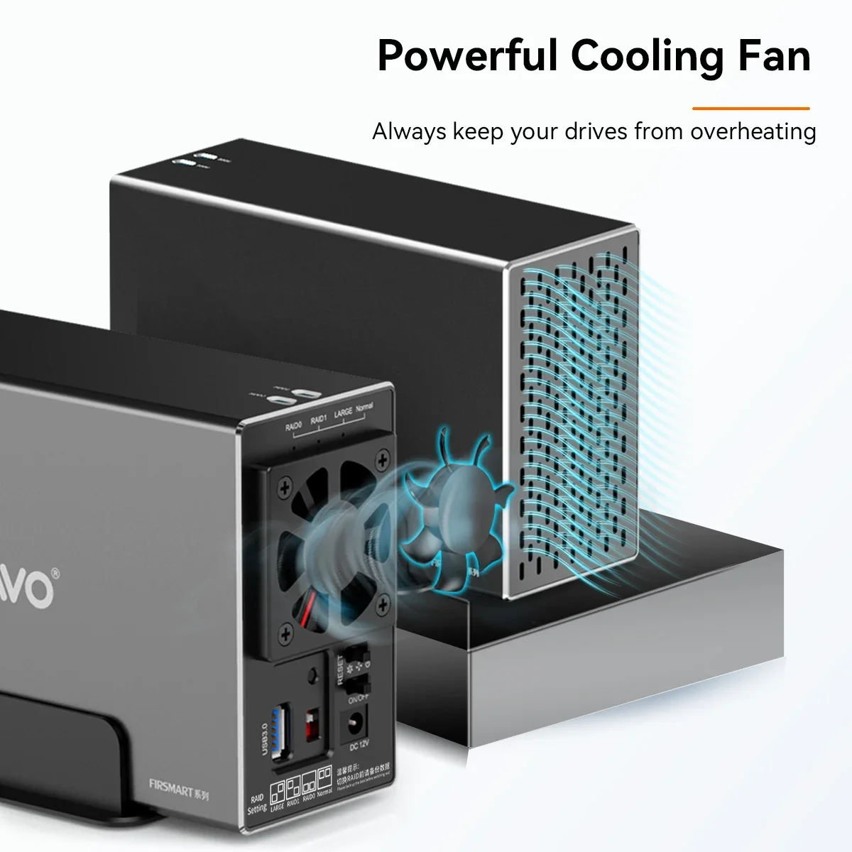 MAIWO 3.5 นิ้ว SATA RAID HDD Docking Station Dual Bay ฮาร์ดไดรฟ์ภายนอก RAID Enclosure USB3.0 สูงสุด 5Gbps 44TB ความจุ