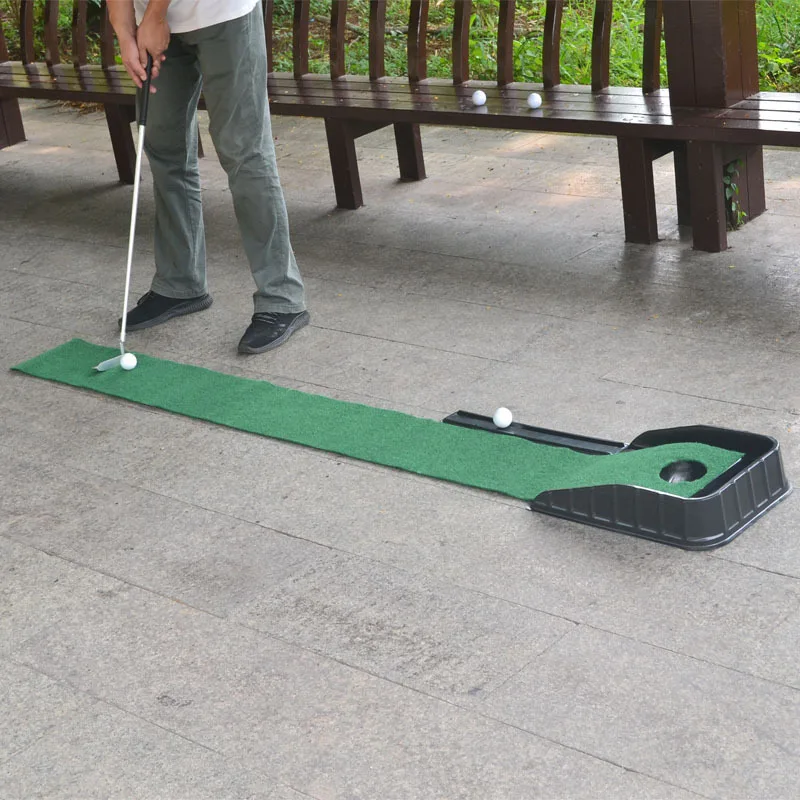 Indoor Golf Putter, Plastic Track, Children's Flannel Carpet Putter Supplies