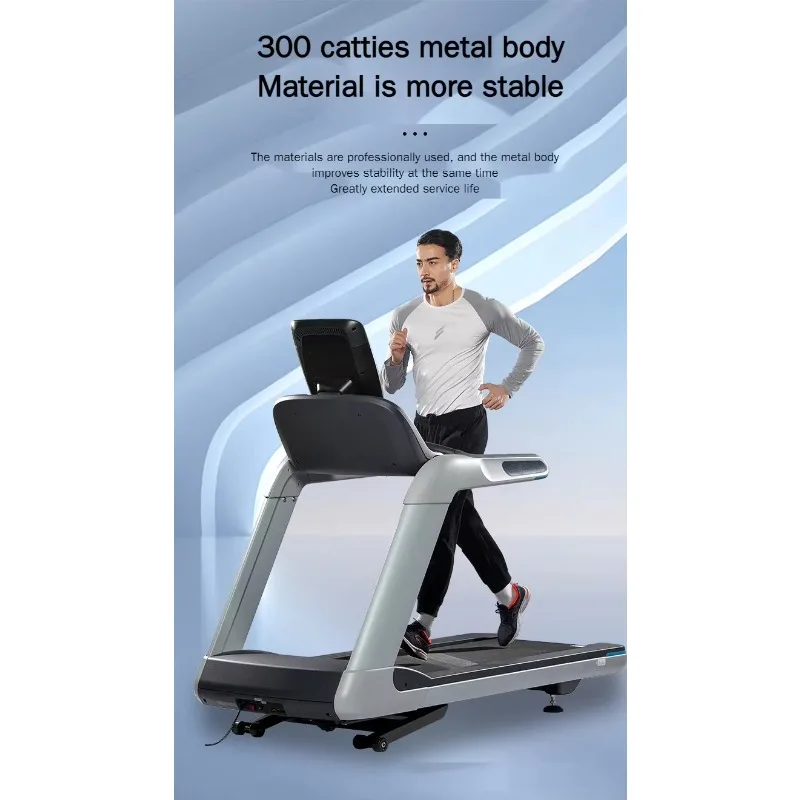 YTYIN Deren China جهاز سير كهربائي عالي الجودة من الشركة المصنعة لصالة الألعاب الرياضية واللياقة البدنية جهاز سير ميكانيكي قابل للتنفس للجري باللون الأسود الكهربائي #2