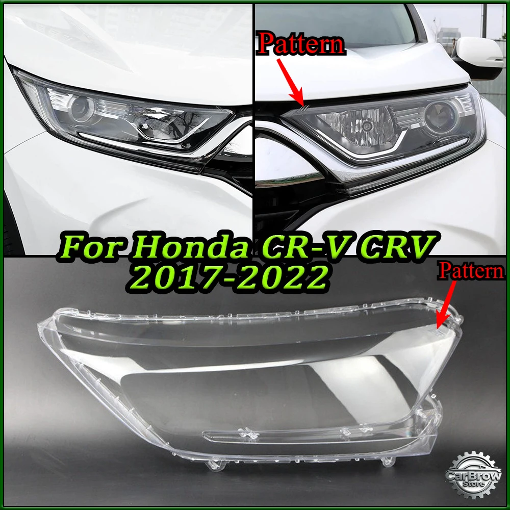 

Auto Transparent Headlight Shell For Honda CR-V CRV 2017 18 19 20 21 2022 Headlamp Cover Lens Replace Original Lampshade