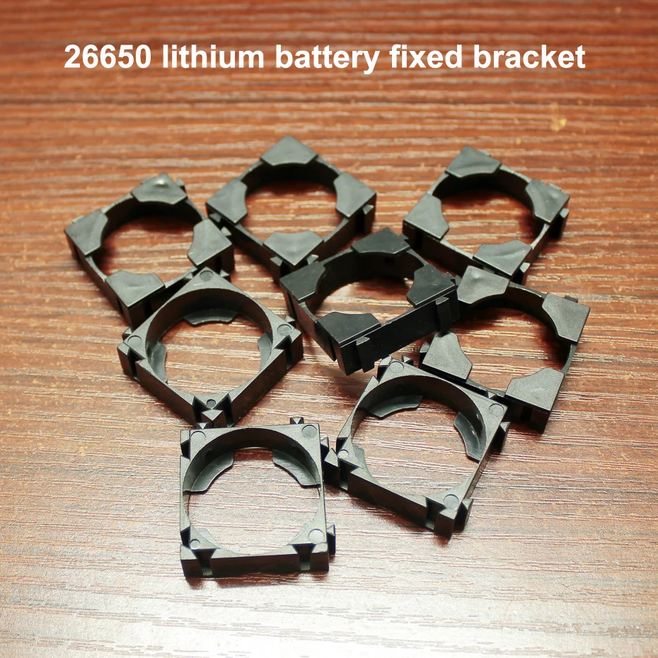 10pcs/lot 26650 battery DIY universal assembly bracket ABS fire retardant plastic any combination buckle fastening bracket