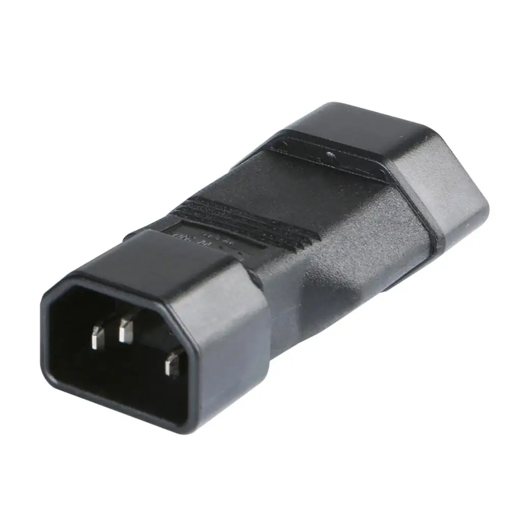 New IEC 320 3Prong Male to Female Power Adapter HIGH QUALITY