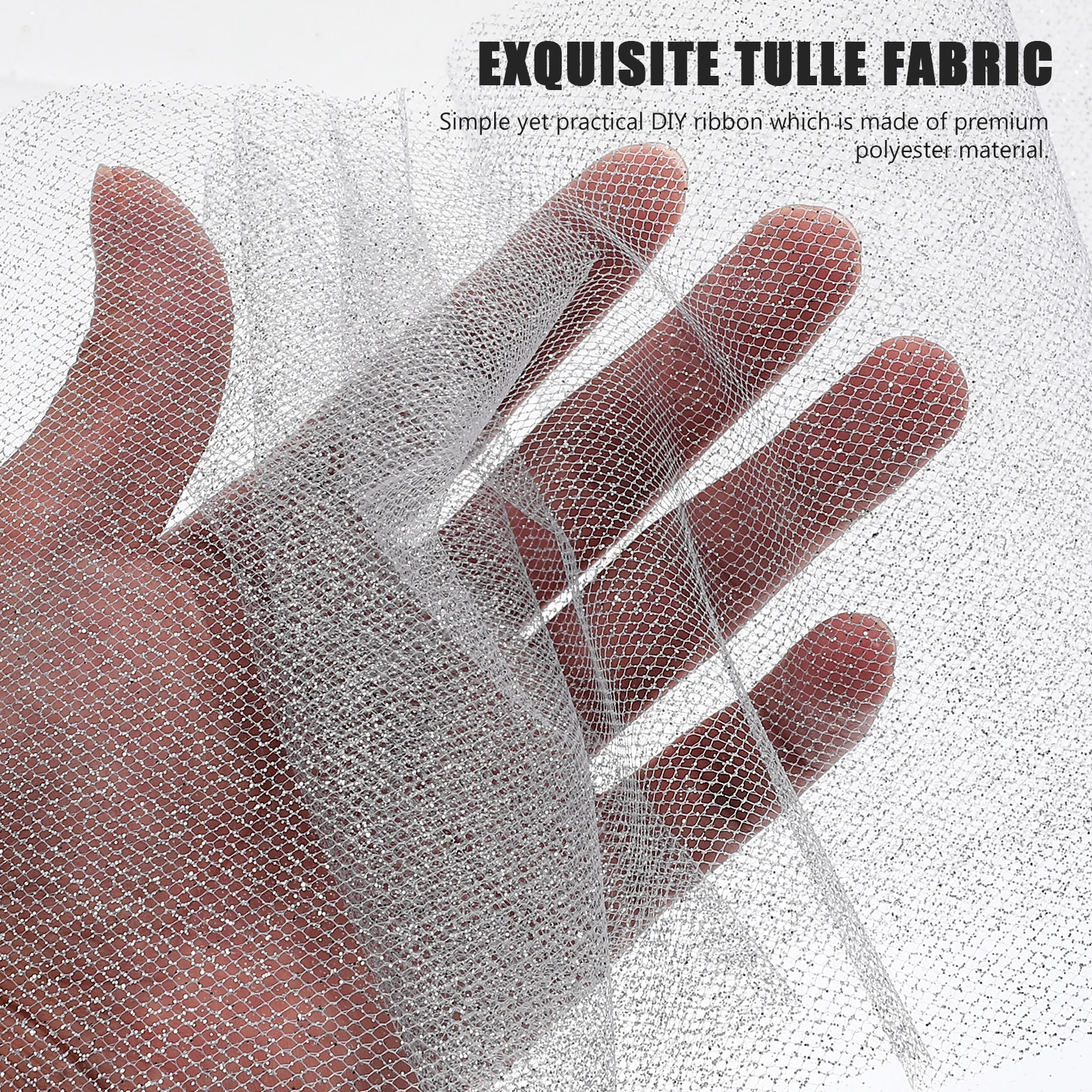

1 Mesh Tulle Fabric Gauze Roll Ornament Present Wrapping Diy Craft Wedding Party Sewing Decorative Rolls Creative Gauze Roll