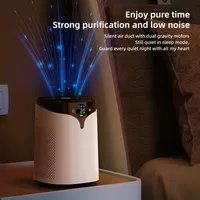 Negative ion ozone air purifier sterilizes and freshens home air, bedroom antibacterial virus purifier - HEPA respiratory health
