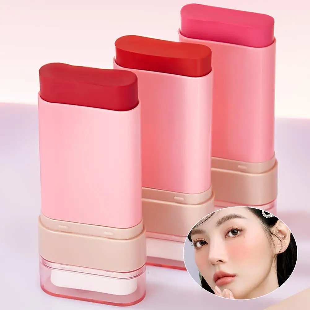 سموكي روز أحمر الخدود عصا كريم السلس الخد تينت أحادية اللون عارية أحمر الخدود الطبيعي ماتي الوردي المشمش الوجه روج كونتور ماكياج #1