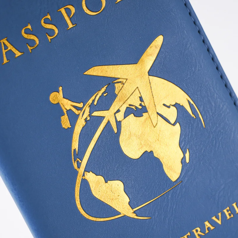 Neue Karte Reisepasshülle mit individuellem Namen, Reisepasshülle, Reisebrieftaschenhüllen für Pässe, Passeport-Personal