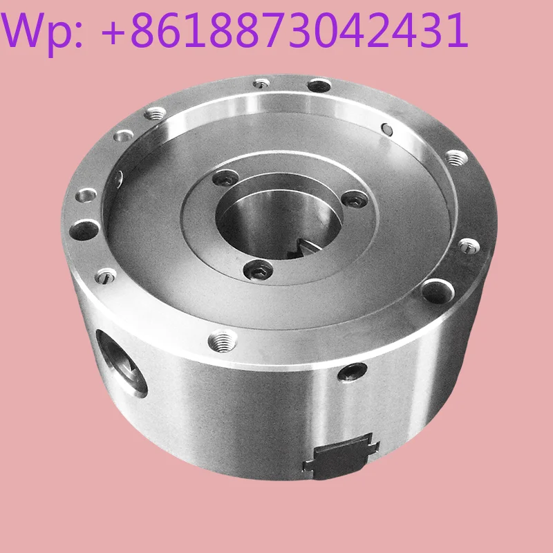 Taiwan Qiandao three-jaw adjustable steel body manual chuck four-jaw linkage chuck FCT-07
